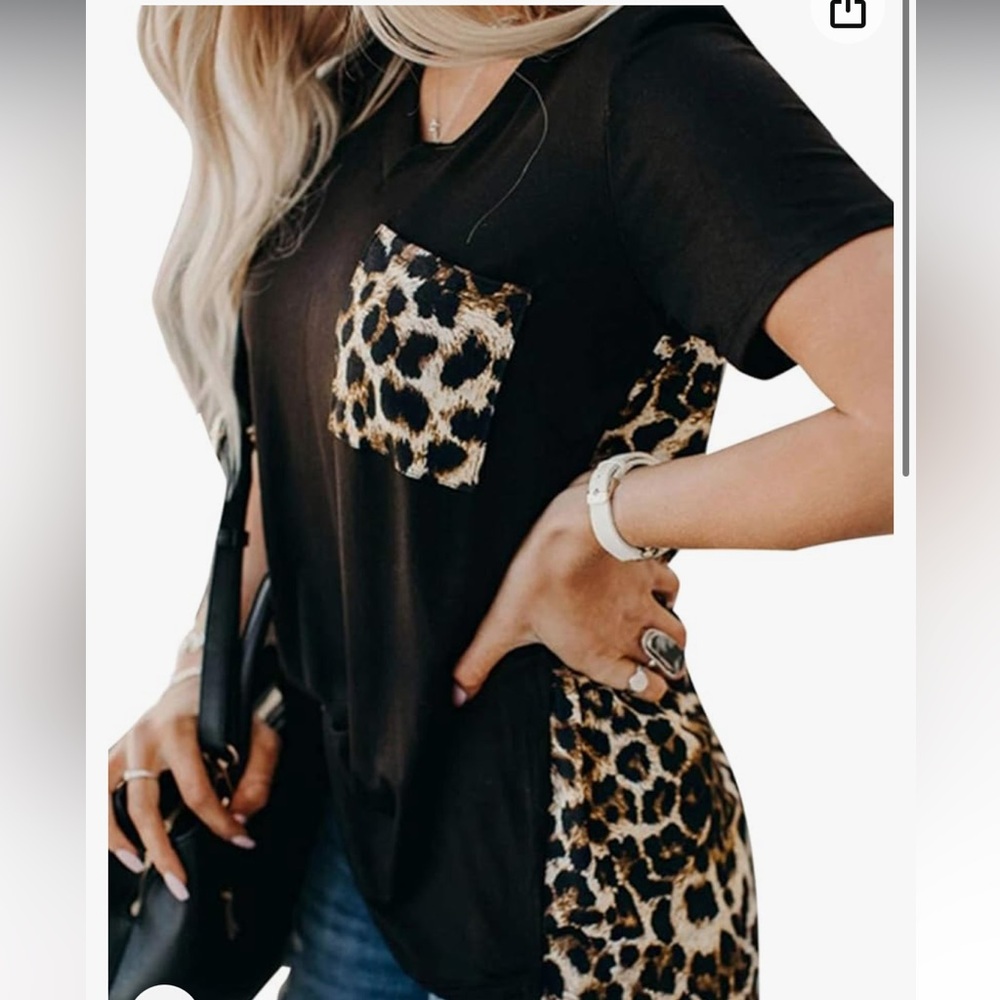 CLOSET CLOSING MONDAY 9/30. Leopard Print top